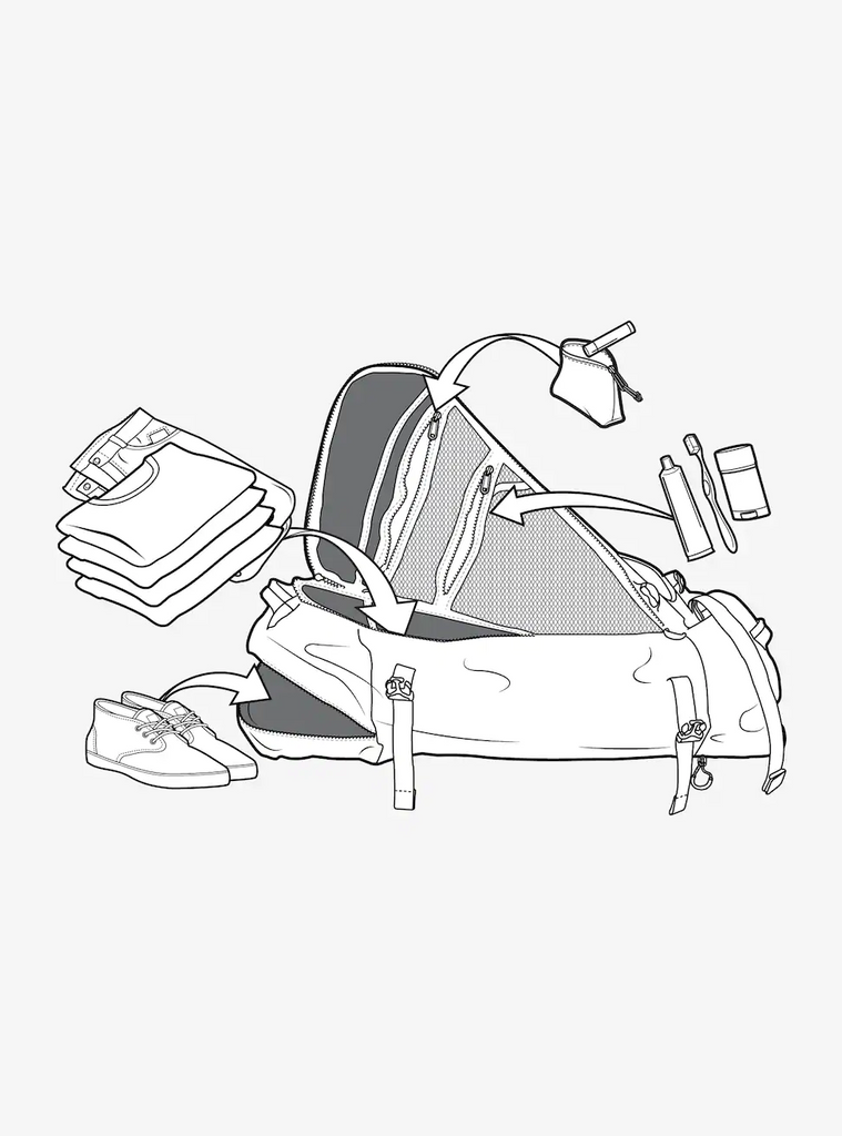 BURTON MULTIPATH 90L CHECKED TRAVEL BAG