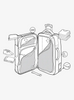 BURTON WHEELIE SUB 116L TRAVEL BAG