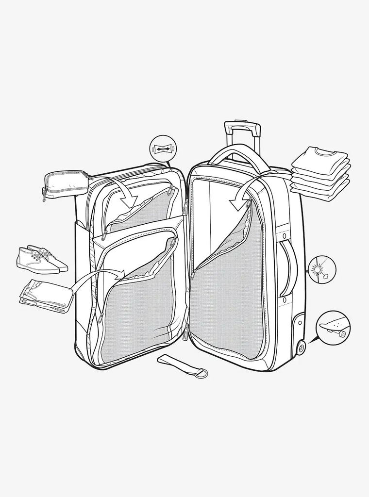 BURTON WHEELIE SUB 116L TRAVEL BAG