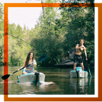 BOTE DEUS Aero 11′ Native Aqua Inflatable Kayak