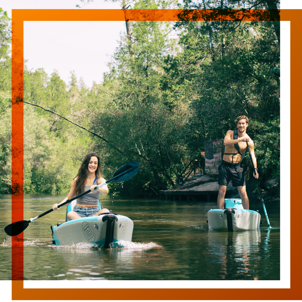 BOTE DEUS Aero 11′ Native Aqua Inflatable Kayak