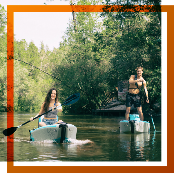 BOTE DEUS Aero 11′ Native Aqua Inflatable Kayak