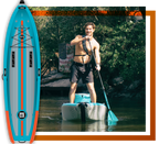 BOTE DEUS Aero 11′ Native Aqua Inflatable Kayak