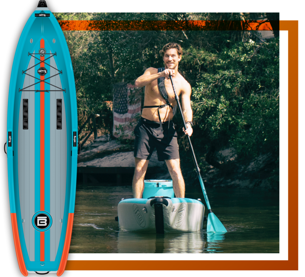 BOTE DEUS Aero 11′ Native Aqua Inflatable Kayak