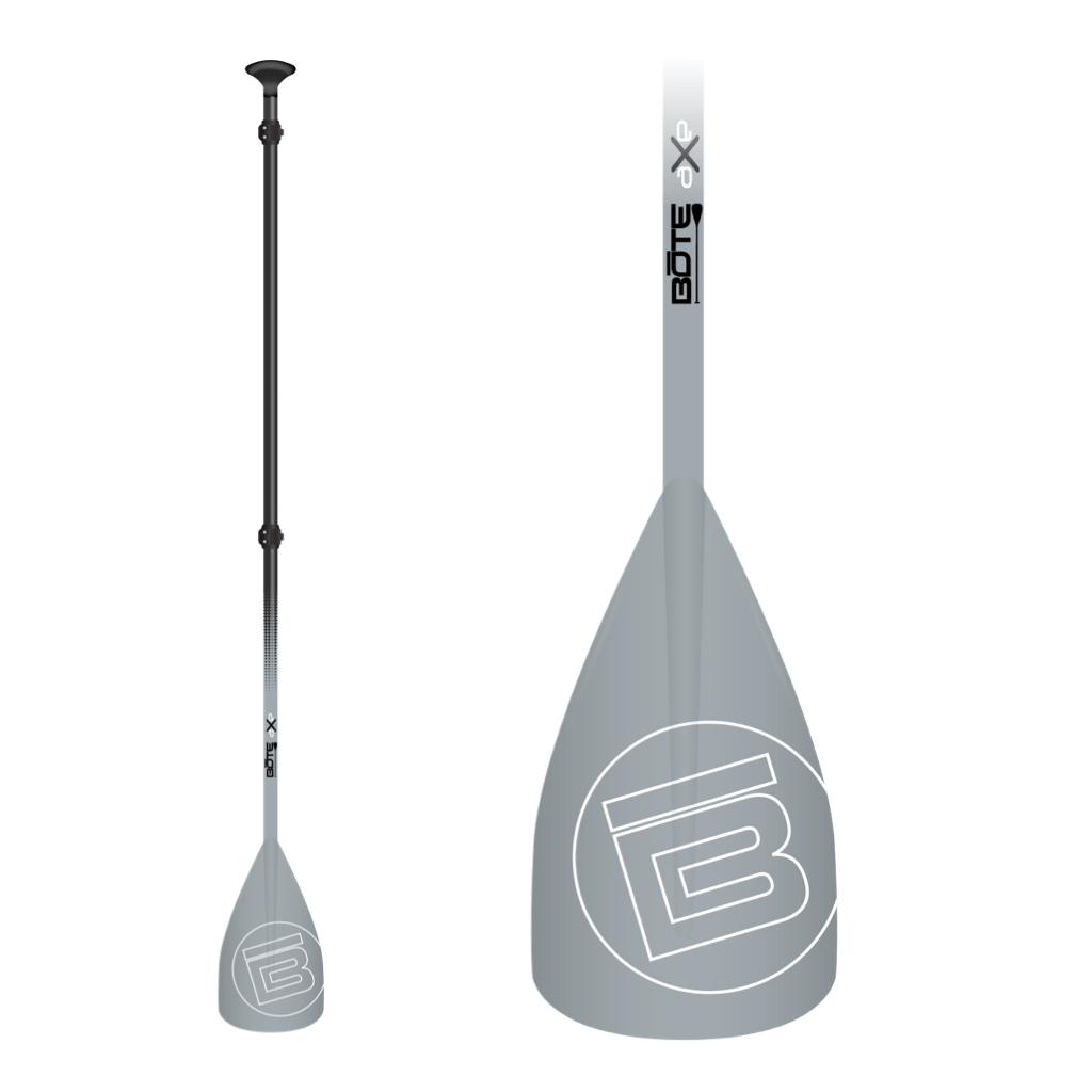 BOTE 3-Piece Adjustable SUP Paddle Grey