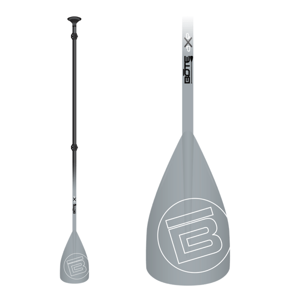 BOTE 3-Piece Adjustable SUP Paddle Grey