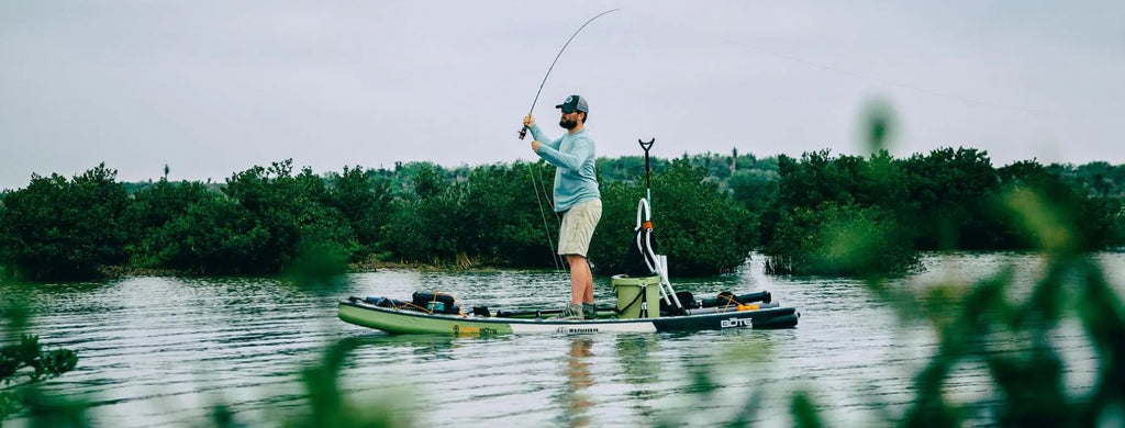BOTE Rackham Aero 12′4″ Bug Slinger™ Silver King Inflatable Paddle Board