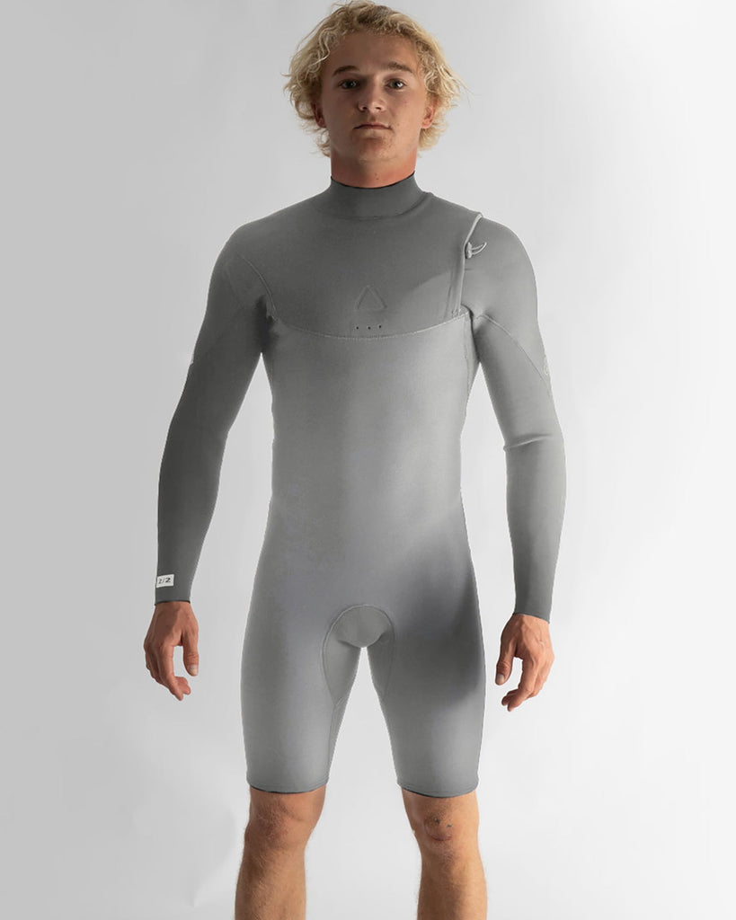 FOLLOW ZIPPERLESS 2/2MM L/S SPRINGY - ICE